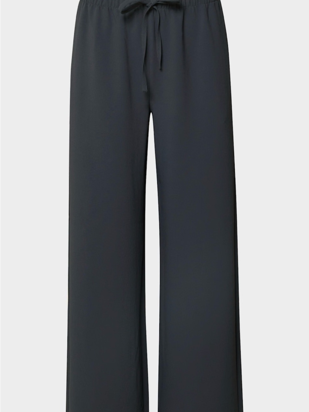 Aritzia Wide-Leg Drawstring Pants in Black